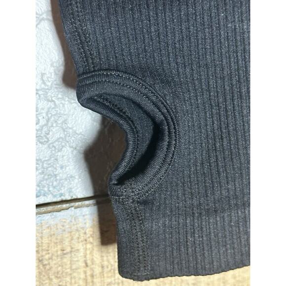 Yoga Sexy Unitard Jumpsuit Womens Sz S Active Ribbed Workout Exercise Athleisure - Picture 4 of 9